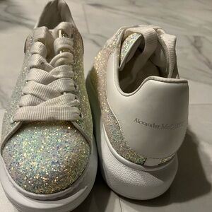 Alexander McQueen Glitter Sneakers size 8 1/2